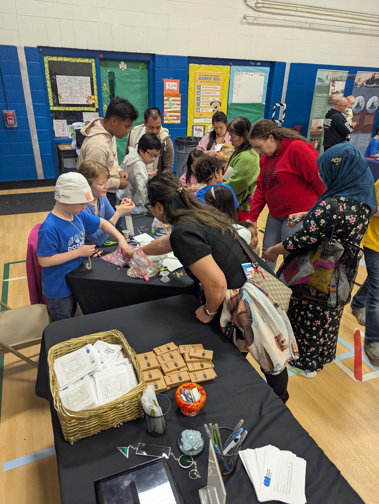 Outreach at a school