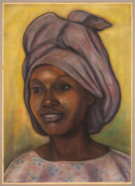 Akinola Lasekan, Abike, ca. 1940s. Pastel on paper
