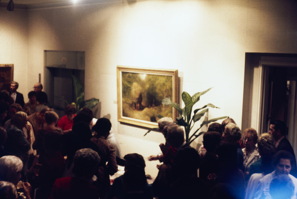 Vintage image of lecture