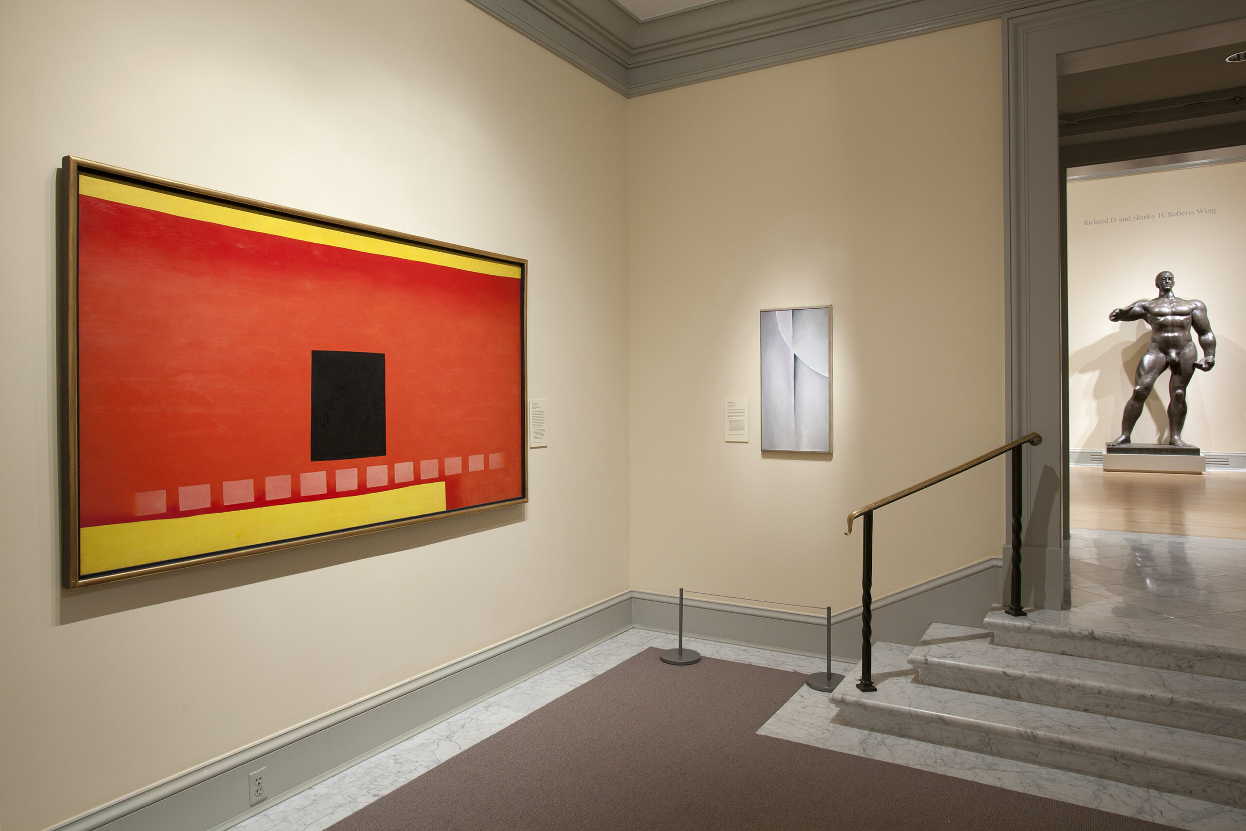 Painting by Georgia O'Keefe in Gallery