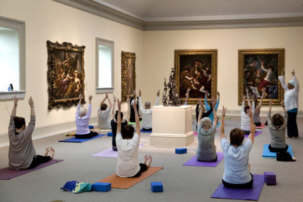 Yoga Class in Gallery