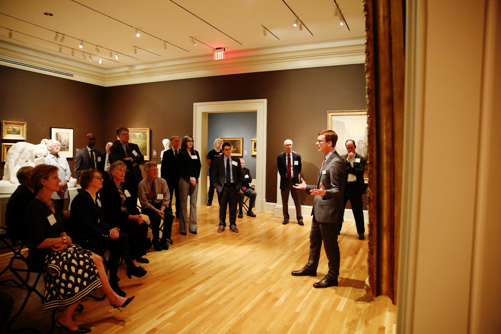 Conversation with Curator Tour. Patrons and Curator led Talk