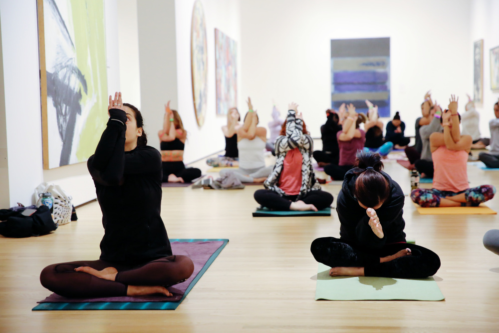 Yoga/meditation in Gallery