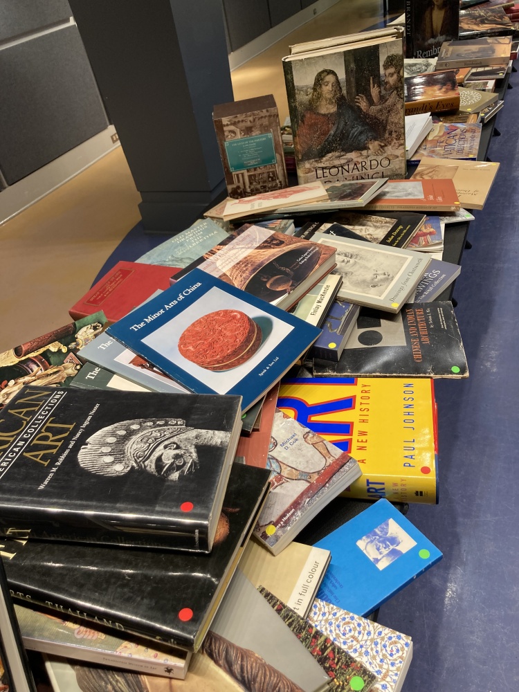 Images form the 2022 book sale