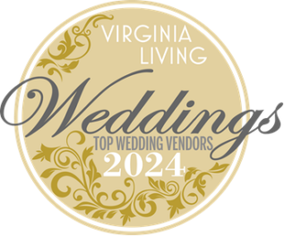 Virginia Living Top Wedding Vendor Award Badge