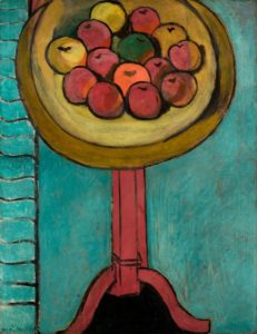 Henri Matisse French, 1869–1954 Bowl of Apples on a Table, 1916 Oil on canvas, 45 ¼ x 35 ¼ in. (114.9 x 89.5 cm) Gift of Walter P. Chrysler, Jr. 71.515 © 2018 Succession H. Matisse / Artists Rights Society (ARS), New York