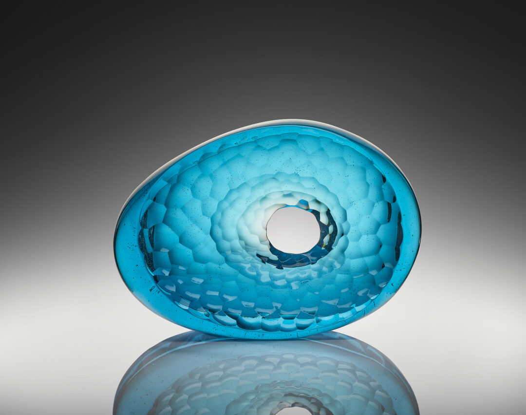 Peter Bremers Sapphire Ice Cave - Glass Object