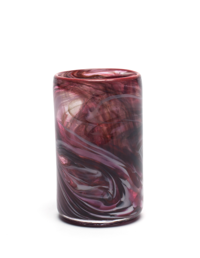 Glass cup with powder and frit - Class Object