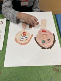 Child Drawing Portrait