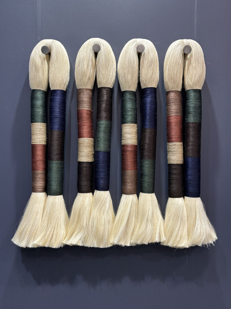 Fiber art by artist Alejandra Aristizábal.