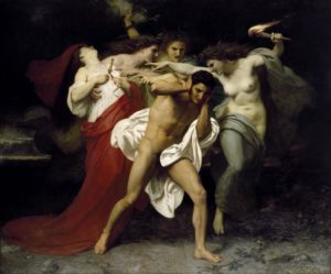 Adolphe William Bouguereau French, 1825–1905 Orestes Pursued by the Furies, 1862 Oil on canvas Gift of Walter P. Chrysler, Jr.