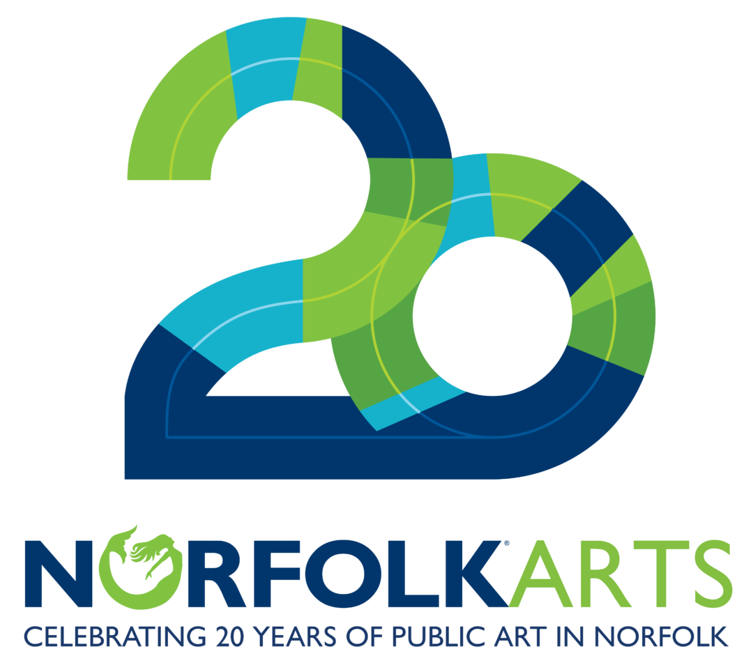Norfolk Arts 20th Logo