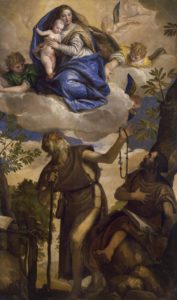 Paolo Veronese Italian (1528-1588) The Virgin and Child with Angels Appearing to Saints Anthony Abbot and Paul, the Hermit, 1562 Oil on canvas, 112 x 66 1/2 in. (284.5 x 168.9 cm) Chrysler Museum of Art, Norfolk, VA Gift of Walter P. Chrysler, Jr., in Memory of Della Viola Forker Chrysler