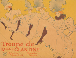 Henri de Toulouse-Lautrec, La Troupe de Mademoiselle Eglantine