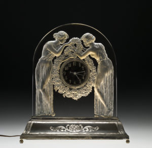 René Lalique, Designer Lalique et Cie, Manufacturer Deux figurines (Two figures)