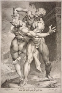 Jan Muller A Roman Abducting a Sabine Woman