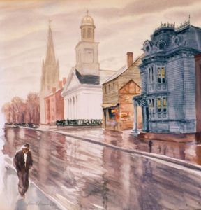 Kenneth Harris, Freemason Street, Rainy Day