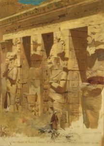 Edwin H. Blashfield First Court of Temple of Ramses III, Medinet Aboo