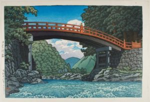 Kawase Hasui Shin Bridge, Nikko