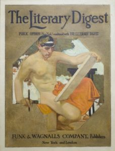 Joseph Christian Leyendecker Cover of Literary Digest