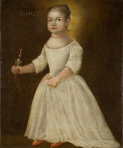 Attributed to Joseph Badger Portrait of a Child
