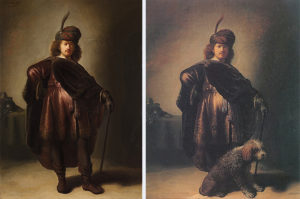 Isaac De Jouderville: Portrait of Rembrandt in Oriental Costume