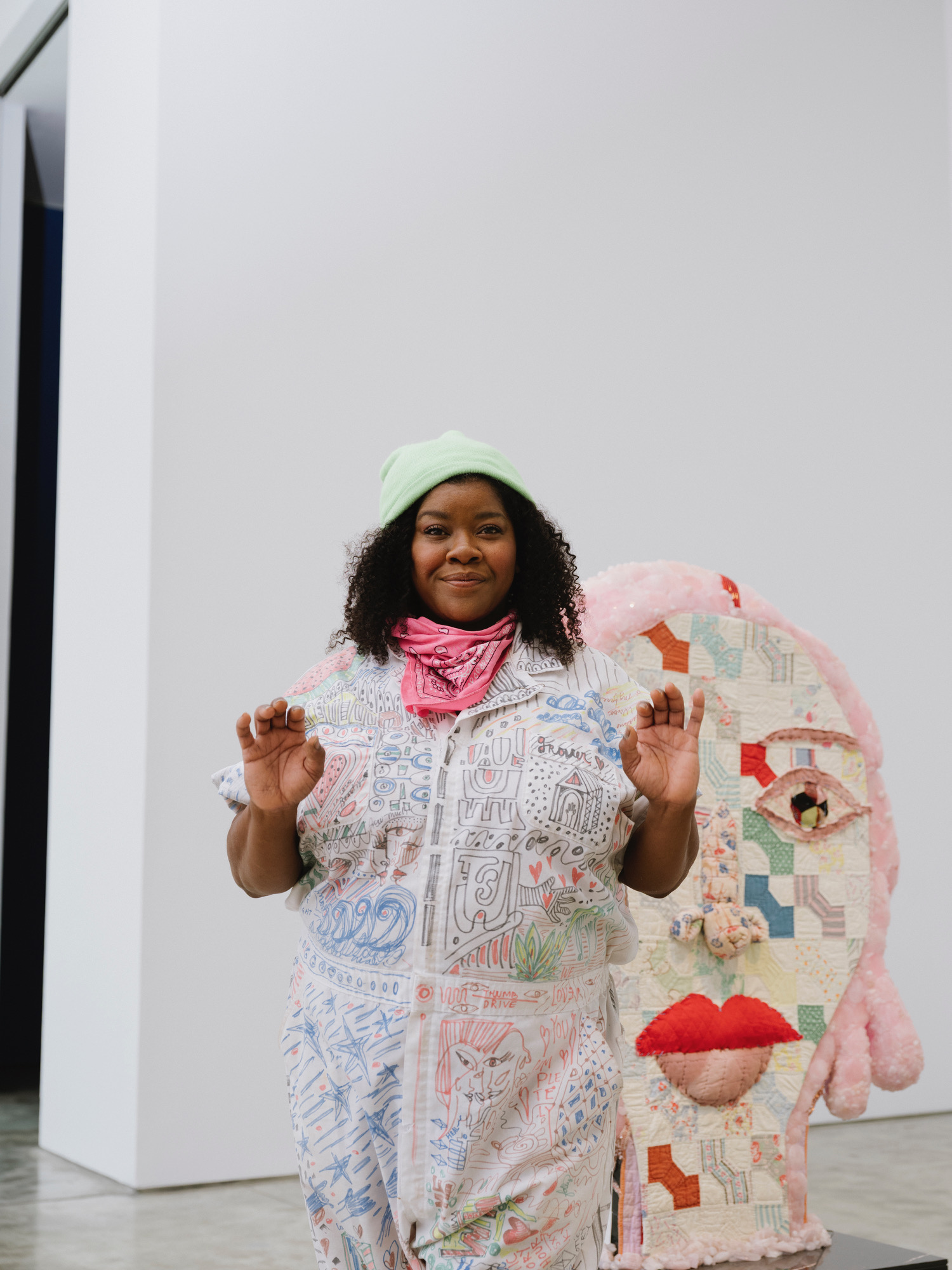 vanessa german with art work.